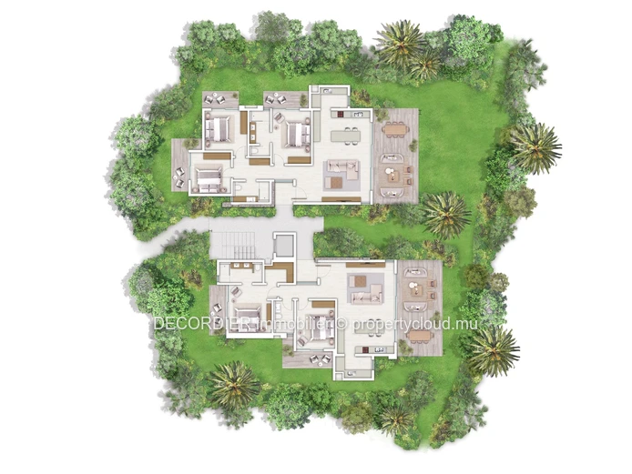 High-end apartment located on the ground floor