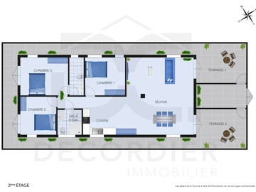Appartement de 3 Chambres
