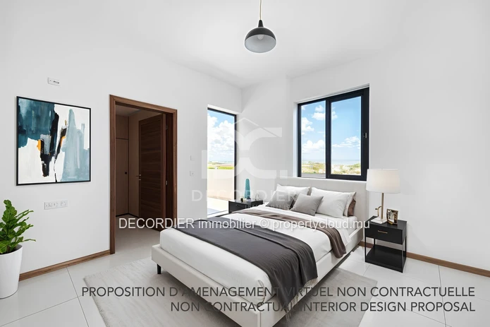 Penthouse situé dans un complexe avec ascenceur et piscine commune