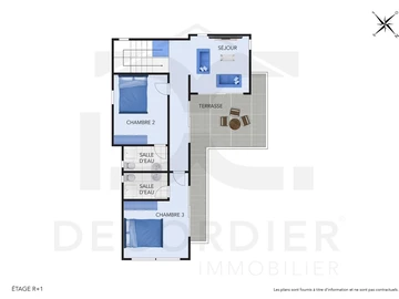 Maison de 3 Chambres