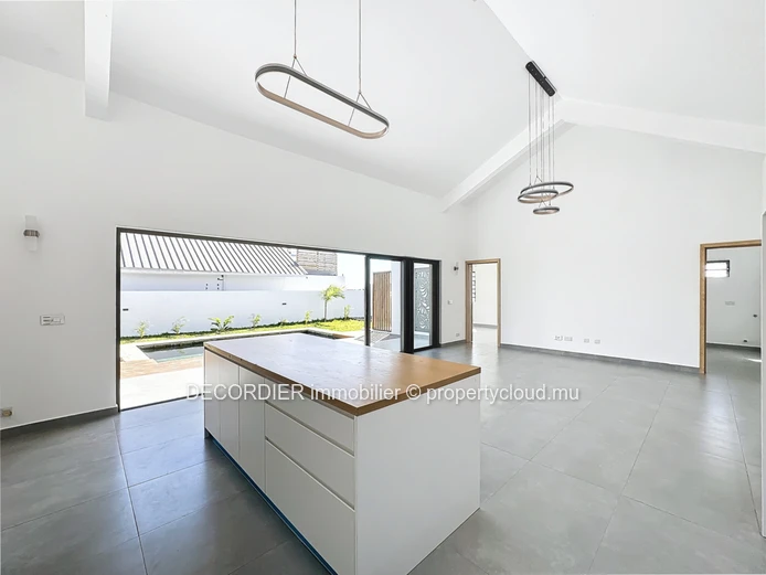 Modern single-storey villa with a private pool