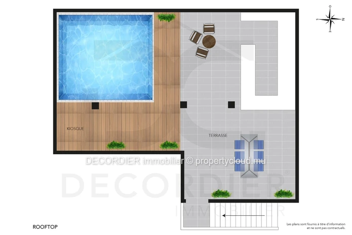 Penthouse - accès plage privée
