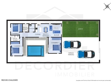Maison de 3 Chambres