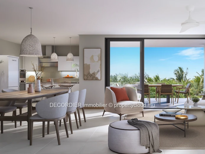 Appartement situé dans une résidence à 3 minutes de la plage