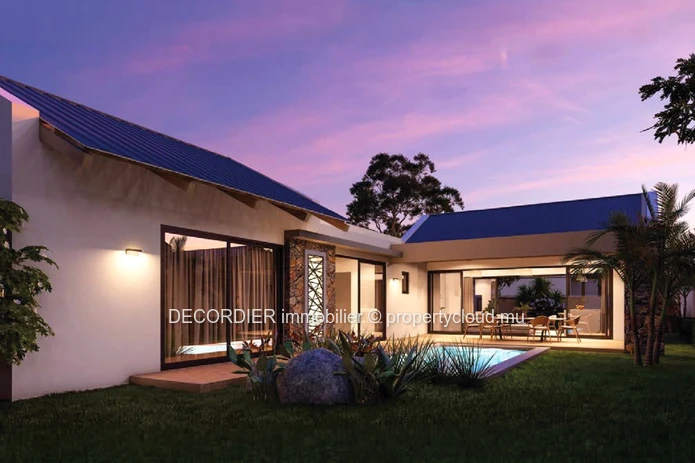 Villa contemporaine dans une résidence sécurisée