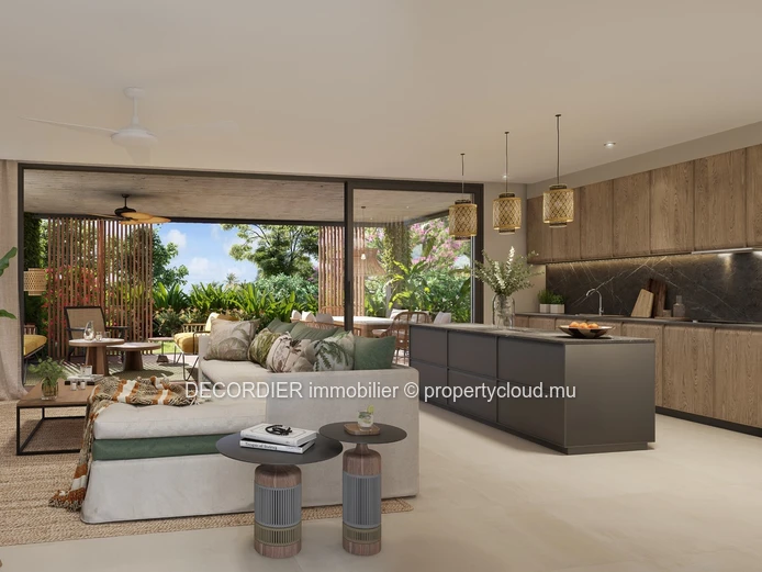 High-end apartment located on the ground floor
