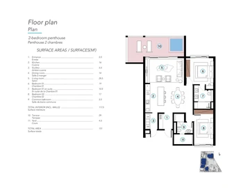 Appartement de 2 Chambres