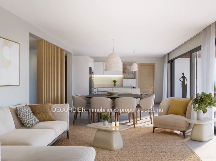 Appartement situé dans une résidence à 3 minutes de la plage