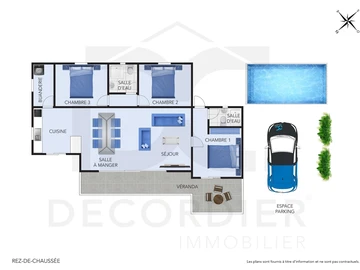 Maison de 3 Chambres