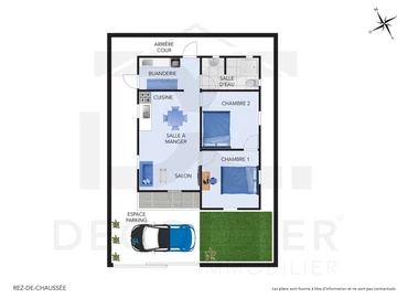 Maison de 2 Chambres