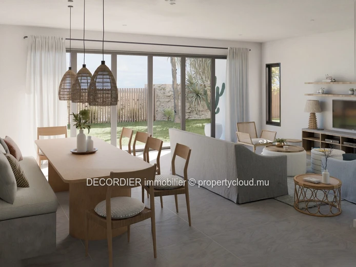 Penthouse avec piscine privée à Trou aux Biches