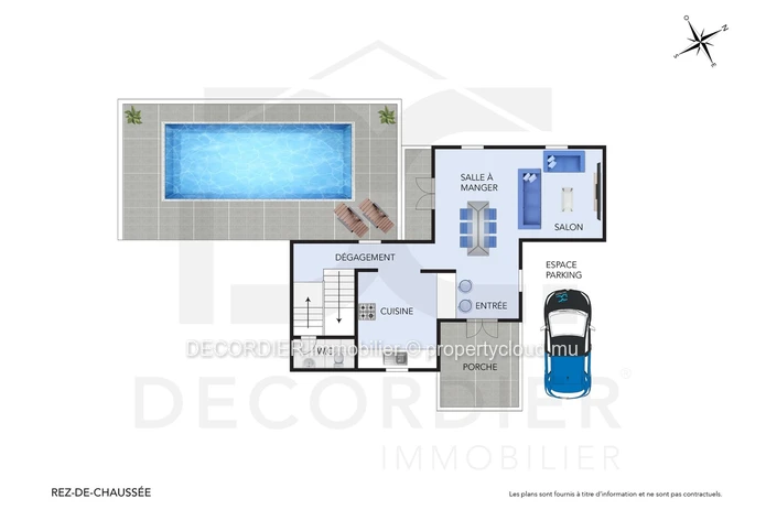 Duplex house for rent – Trou aux Biches