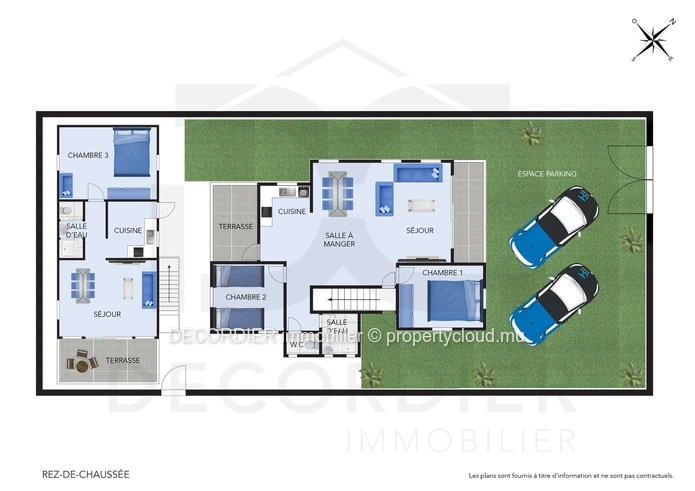 Propriété avec 4 appartements