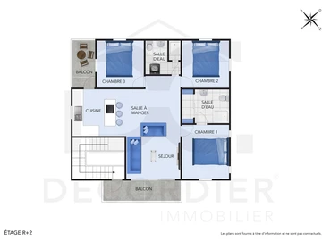 Appartement de 3 Chambres