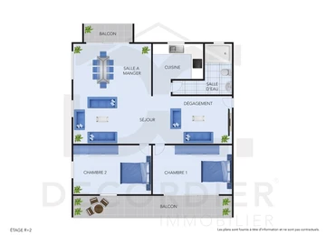 Appartement de 2 Chambres
