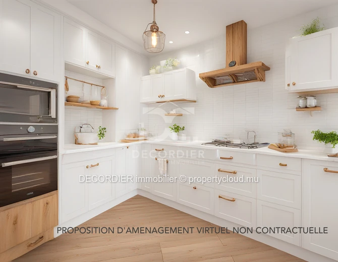 À vendre - Pointe aux Piments. Très belle villa R.E.S avec piscine privée