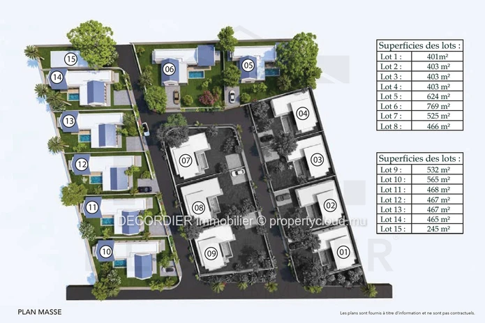 Villa contemporaine dans une résidence sécurisée