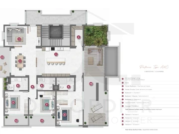Appartement de 2 Chambres