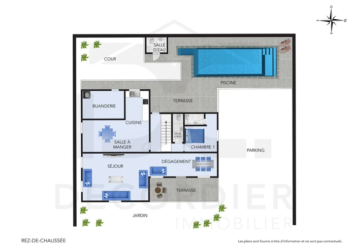 Beautiful Modern Villa – 230 m² in Pereybere – Secure Residence with Pool (Sole Mandate)
