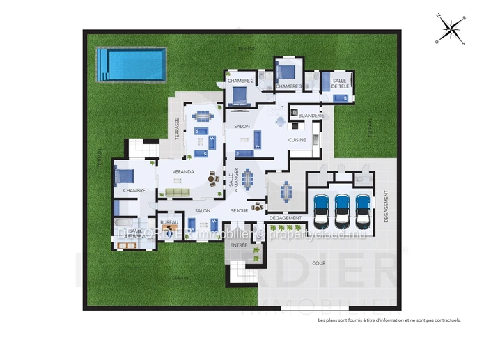 Magnifique villa à étage situé dans une résidence