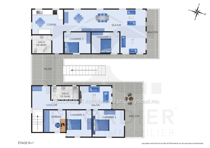 Home in Roche Noires,just steps from the ocean