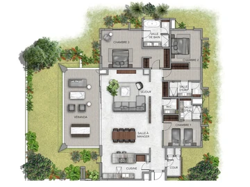 Appartement de 3 Chambres