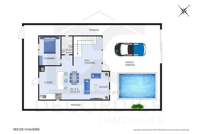 Modern House for Rent – La Salette, Grand Baie