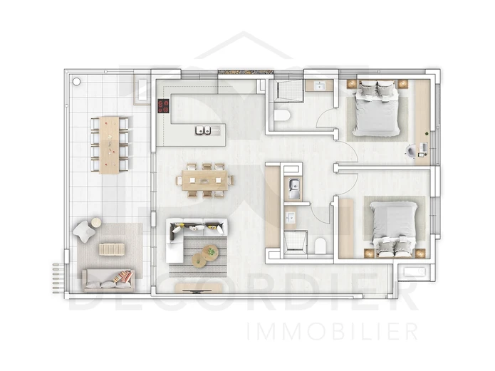 À Vendre – Appartement neuf sur plan à Calodyne