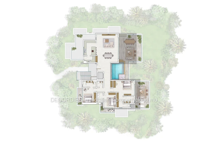 Magnificent penthouse with private swimming pool