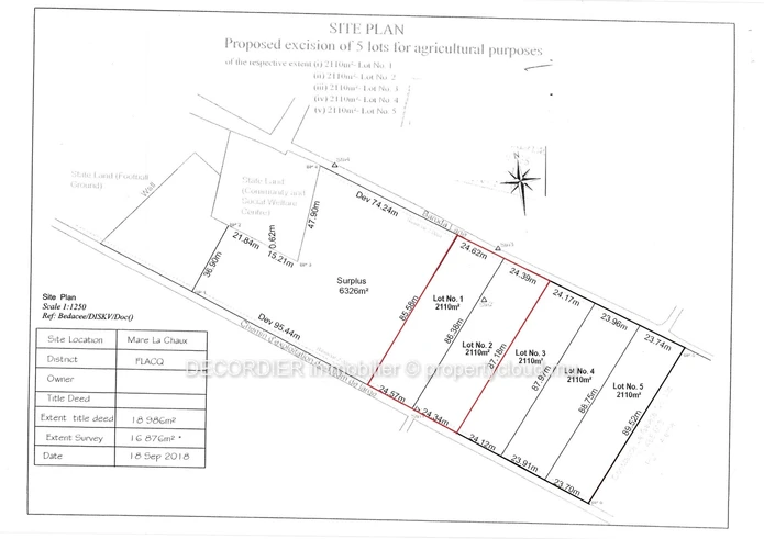 For sale agricultural land - Mare la Chaux, Flacq