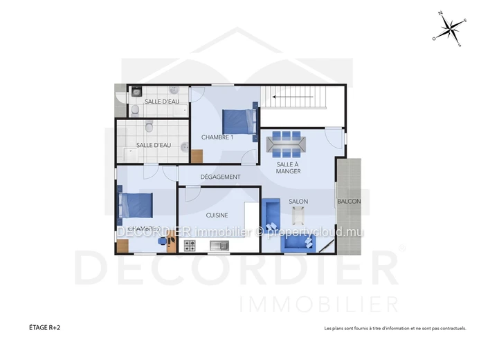 House with pool and rooftop in Poste Lafayette