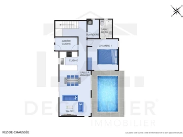 Maison de 3 Chambres