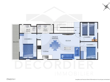 Appartement de 3 Chambres
