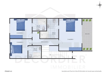 Appartement de 3 Chambres