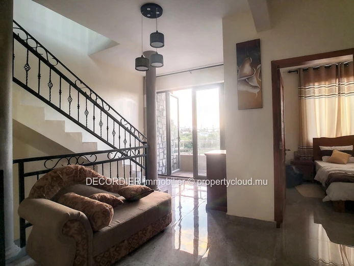 Pretty house on 2 levels with a swimming pool and a rooftop