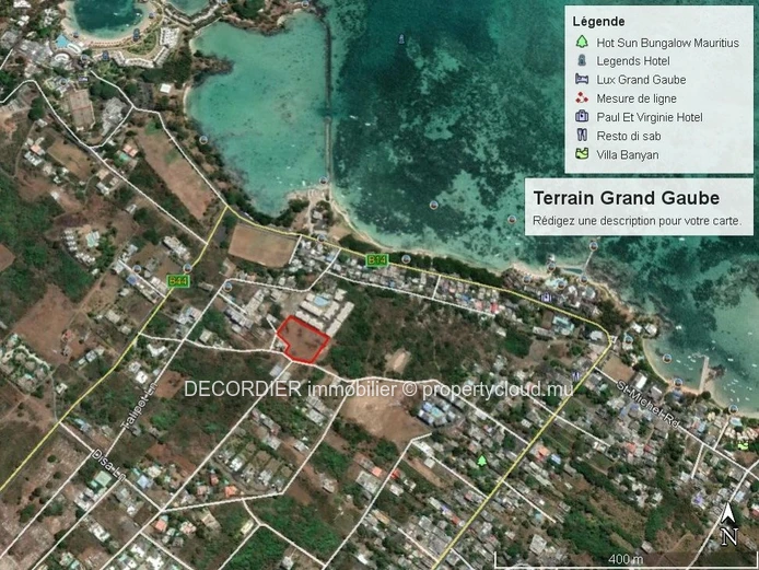 Residential land 10 minutes from the beach