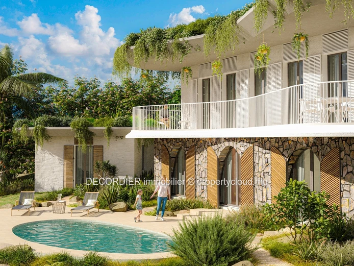 Sublime villa with a view of one of the most beautiful bays in Mauritius