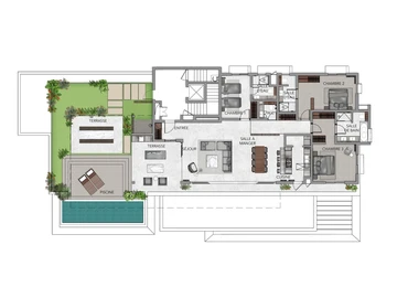 Appartement de 3 Chambres