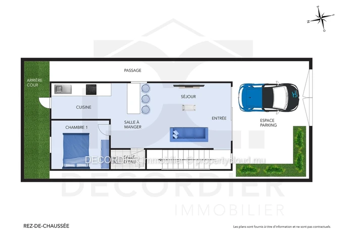 Charming Duplex for Rent in Pereybère