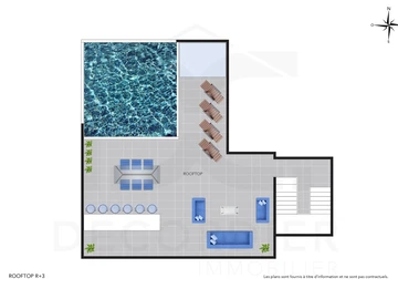 Appartement de 3 Chambres