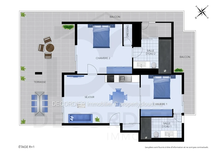 Bel appartement situé dans une petite copropriété