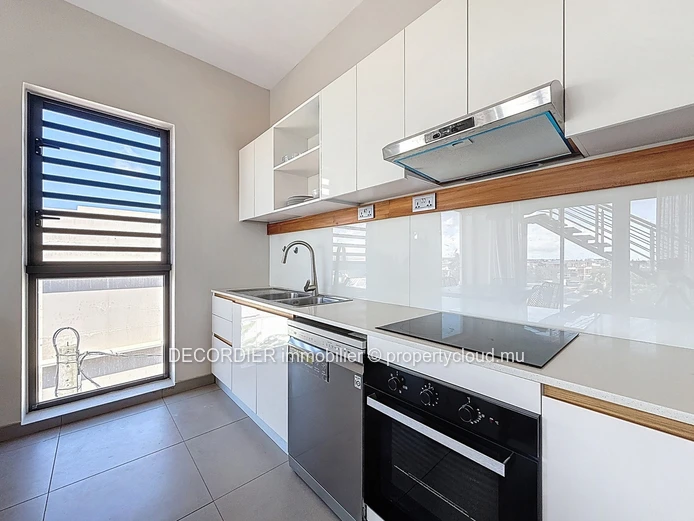 Penthouse with sea view in Pereybere