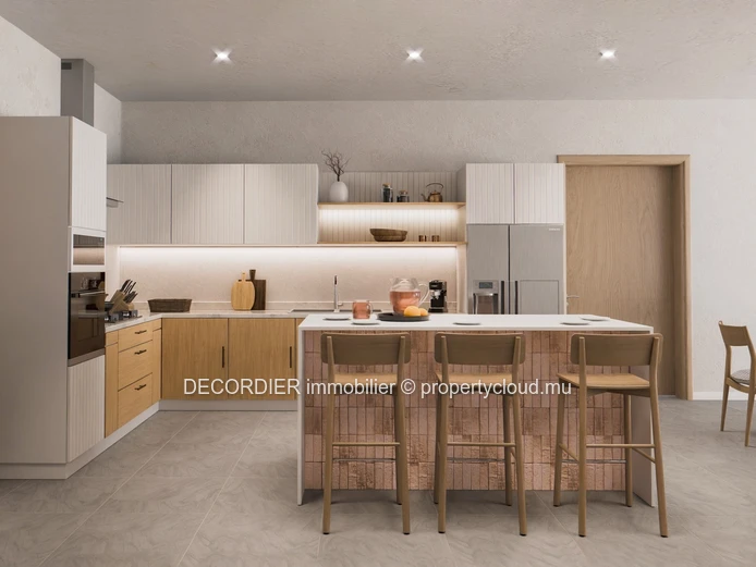 Penthouse avec piscine privée à Trou aux Biches