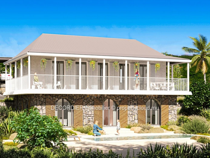 Magnificent villa inspired by the architecture of colonial residences of yesteryear