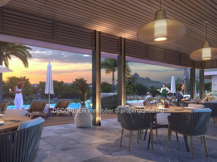 Villa contemporaine et épurée, située dans une résidence accessible aux étrangers