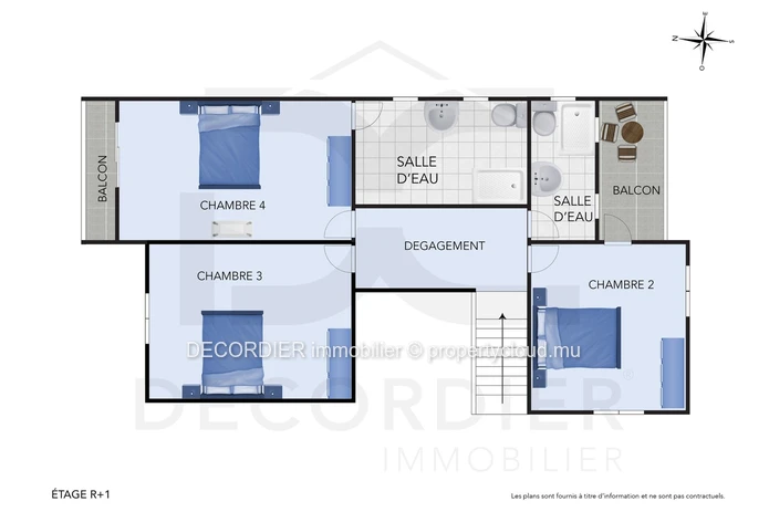 House for Rent with Private Pool – Bain Bœuf