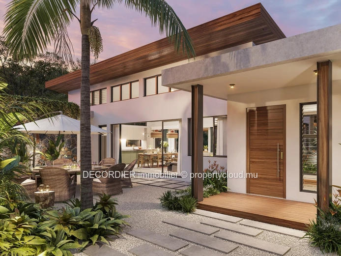 Villa contemporaine située dans une résidence sécurisée, accessible aux étrangers