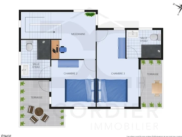 Maison de 3 Chambres
