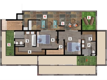 Maison de 4 Chambres