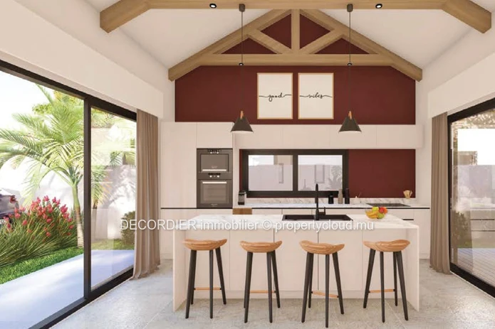 Villa contemporaine dans une résidence sécurisée